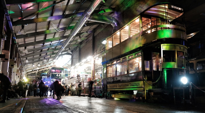 trams at night 2